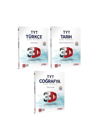 3D Yayınları Yks Tyt Sözel Soru Bankası 3 Lü Set 3D Yayınları
