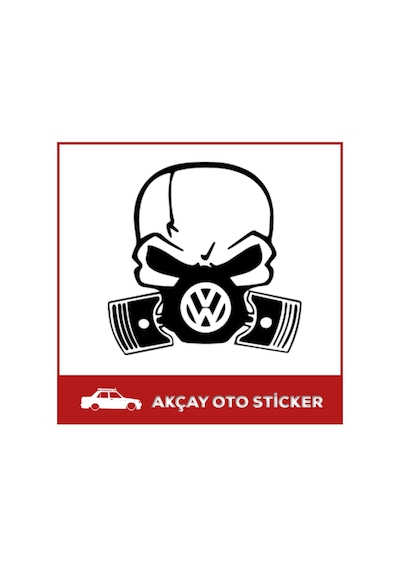 Volkswagen Kurukafa Sticker Volkswagen Sticker Araba Sticker