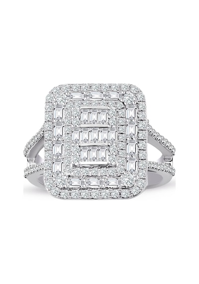 1.50 Ct Baget Pırlanta Modern Tasarım Yüzük