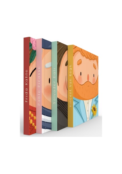 Melimelek Ressamlar Set Çizgisiz Defter 15x15 Çok Renkli