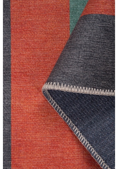 Funk Modern Dokuma Pamuk Polyester Renkli Halı (Al 400)