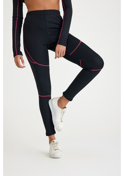 Scorp Thermo-fit Extreme Kadın Termal İçlik Alt Kayak İçliği Siyah Siyah