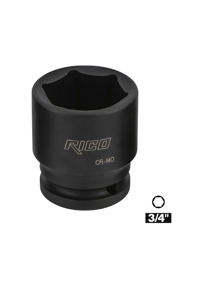 Rıco 3/4 Altı Köşe Havalı Lokma 19 Mm