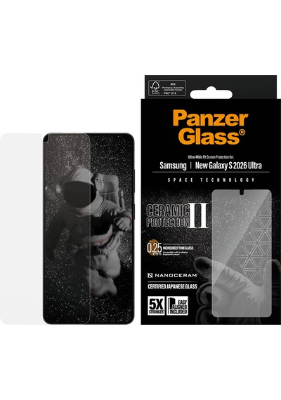 Panzerglass Samsung Uyumlu Galaxy S26 Ultra / Uwf Hizalama Aparatlı Seramik Ekran Koruyucu
