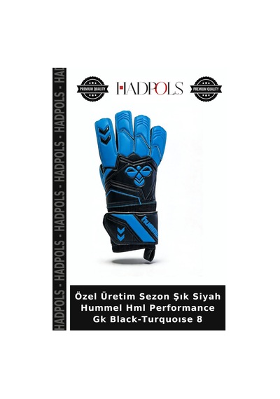 Özel Üretim Sezon Şık Siyah Hummel Hml Performance Gk Black-turquoıse 8 Çok Renkli