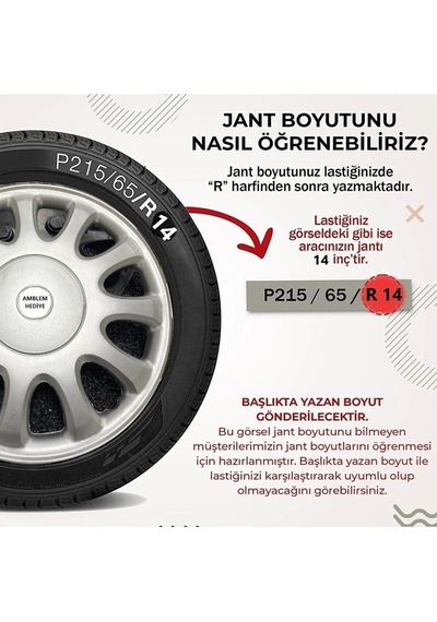 Toyota Corolla Efsane Kasa Uyumlu Jant Kapağı 14 Inç Gri 4 Adet 4806