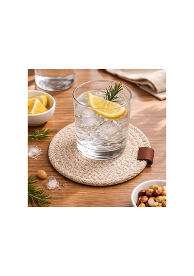 Natural Luxe Hasır Bardak Altlığı 6 Lı Set Diğer