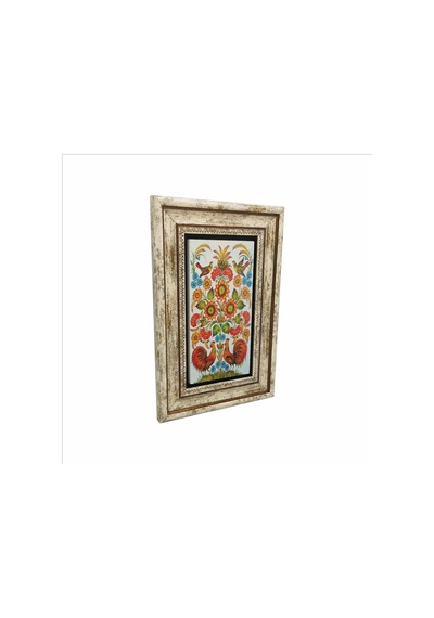 Horoz Baskılı Taş Tablo 20x30