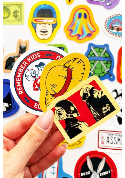 The Dump Iv Eğlenceli Sticker Koleksiyonu 30 Parça Laptop Telefon Termos Etiket Seti