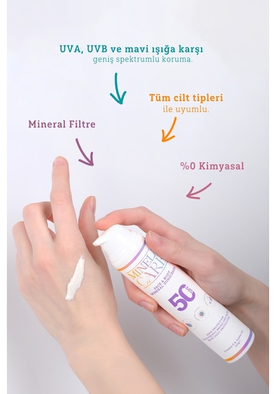 Minela Care Mineral Filtreli Yüz Ve Vücut Güneş Kremi SPF50 110 G