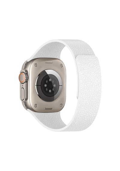 Apple Uyumlu Watch  2-3-4-5-6-7-8-10 Se Ultra   Manyetik Desenli Spor Silikon Kordon 42/44/45/46/49