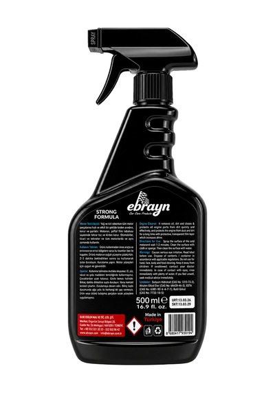 Ebrayn Motor Temizleyici Ve Yağ Sökücü Sprey 500 Ml