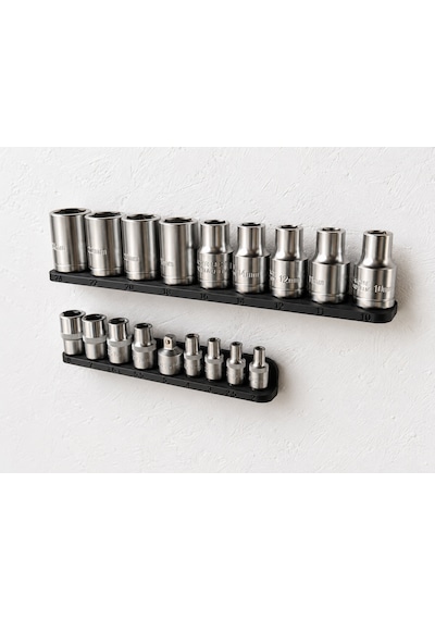 E5 E16 & E10 E24 Lokma Düzenleyici Duvar Askısı Torx Lokma Organizeri Atölye Ve Garaj Düzenleme Aparatı