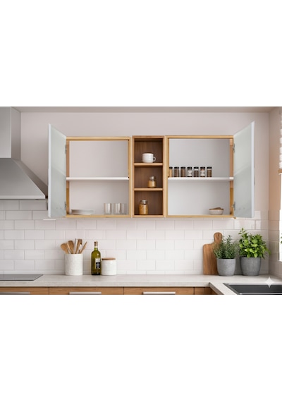Ayza 4 Kapaklı Çok Amaçlı Dolap-mutfak Dolabı-mikrodalga-erzak-airfryer-kiler Dolabı-kahve Köşesi Beyaz - Atlantik Çam Ayza 4 Kapaklı Çok Amaçlı Dolap-mutfak Dolabı-mikrodalga-erzak-airfryer-kiler Dolabı-kahve Köşesi Beyaz - Atlantik Çam