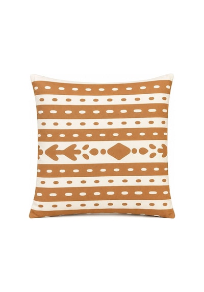 Beige Bone Serisi Kırlent Kılıfı Twill Kumaş Gizli Fermuar 43x43 Cm Y1 - 916497948 Y1