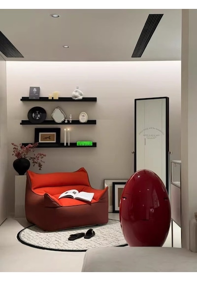 Miniforms Egg Bin Çöp Kovası Large Kırmızı