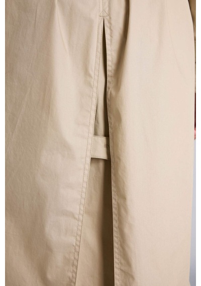 Defacto Regular Fıt Pamuk Astarlı Twill Trençkot G9107ax26spbg501 Bej-bg501