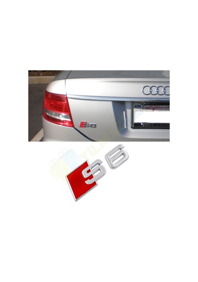 Audi S3 S4 S5 S6 S8 Metal Logo Arka Bagaj Arma Amblem
