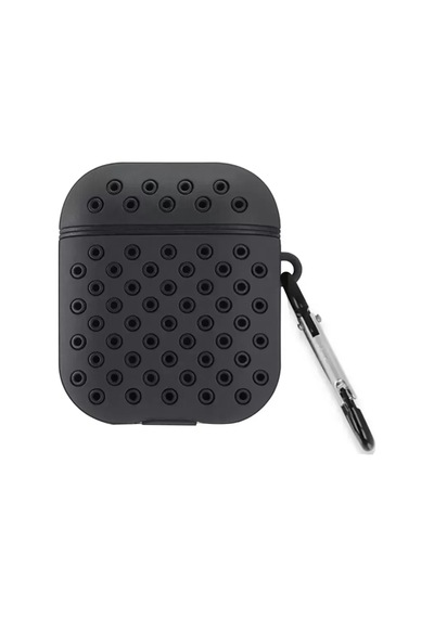 Newface Apple Uyumlu AirPods 3 3.nesil Spor Delikli Kılıf - Siyah-siyah Çok Renkli