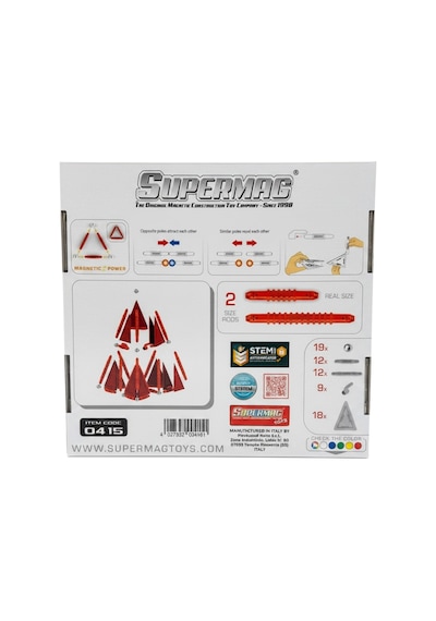 Supermag 70 Parça Manyetik Yapı Ve Geometri Seti- Stem Eğitici Manyetik Oyuncak