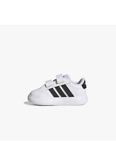 Adidas Grand Court 3.0 Bubble Comfort Çocuk Beyaz Spor Ayakkabı Js4906