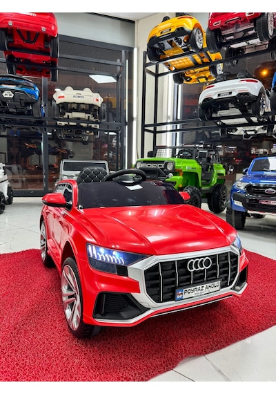 Audi 445 Akülü Araba 0-5 Yaş Kırmızı