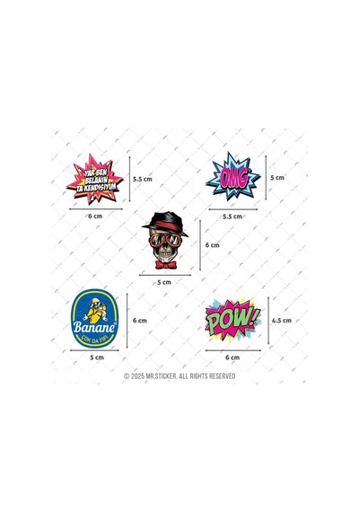 Bdls35 Küçük Boy 10lu Sticker Seti