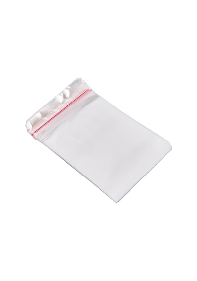 Carpcorn Şeffaf Bantlı Jelatin Yapışkanlı Poşet 100 Adet 40 x 45 + 5 CM
