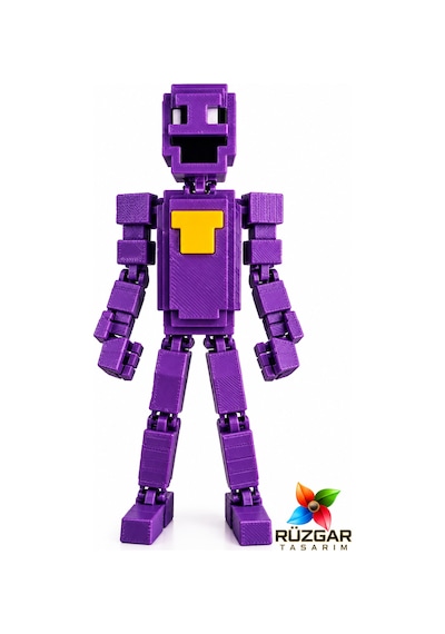 Fnaf Five Nights At Freddy's William Afton Fnaf Eklemli Oyuncak Aytakta Durabilir