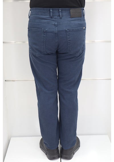 Denim Cartel Dmctekstil Erkek Çizgili Yüksek Bel Rahat Kesim Boru Paça Jean Pantolon Koyu Mavi Denim Cartel Dmctekstil Erkek Çizgili Yüksek Bel Rahat Kesim Boru Paça Jean Pantolon Koyu Mavi