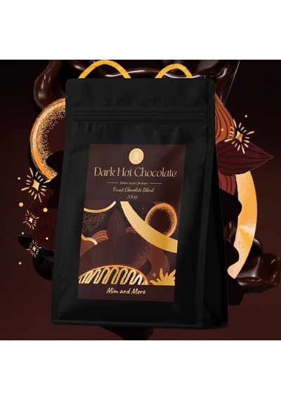 Dark Hot Chocolate - Bitter Sıcak Çikolata Doypack 200 Gr 0.75 LT - 2.5 LT - 12 KG