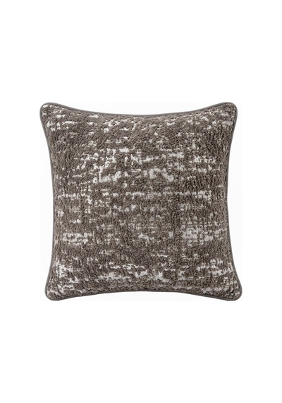 "misto" Dokulu Kırlent Kılıfı - 45x45 - Vizon
