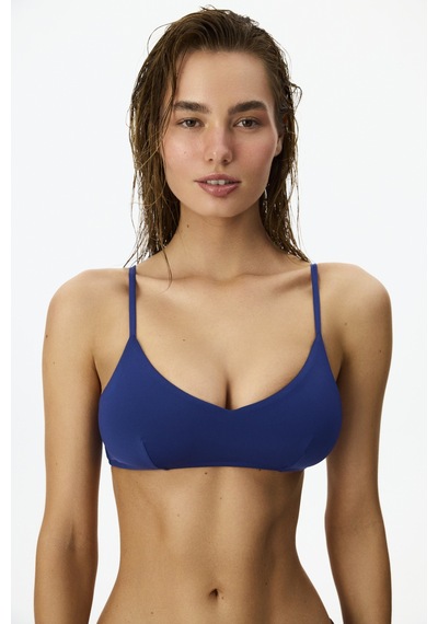 Penti Lacivert Front V Bikini Üstü
