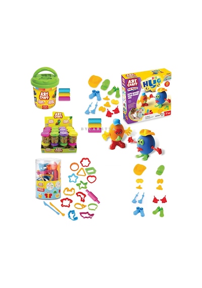 Art Craft İnsan Figürü Seti Oyun Hamuru 150 gr +17 Parça Hamur K