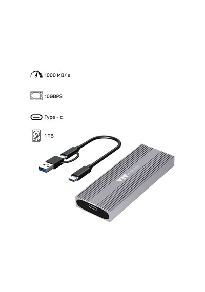 Vıt 1tb Taşınabilir Disk Usb 3.1 Gen 2 Metal Kasa V001tb