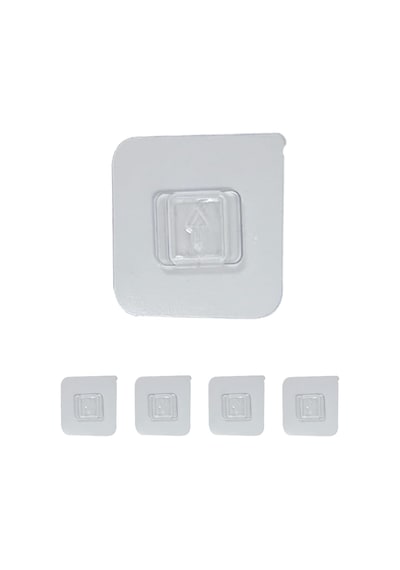Tr Yedek Yapıştırıcı Sticker Duvar Yapışkan Sihirli Banyo Düzenleyici Yedek Yapıştırıcısı 4 Adet Turuncu Diğer