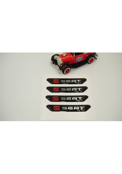 Seat Logo Kapı Kenarı Koruma Metalize Damla Desen 3M Band