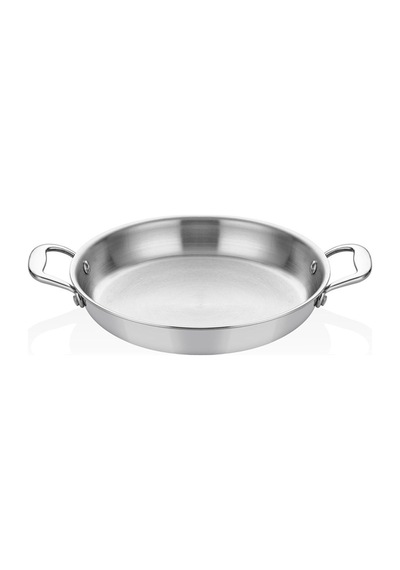 Elit Mm Çelik Yumurta Sahanı 18 Cm Gri