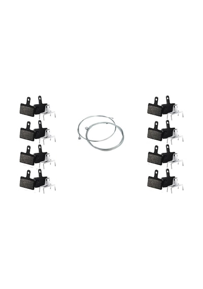 8 Set Bisiklet Hidrolik Mekanik Disk Kaliper Fren Balatası Shimano Model Bisiklet Balata Fren Teli