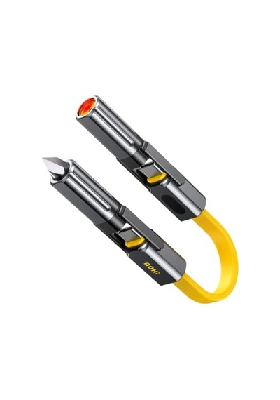 Prometheus 3 Ü 1 Arada Titanyum Edc Çok Amaçlı 240w Şarj Ve Veri Kablosu