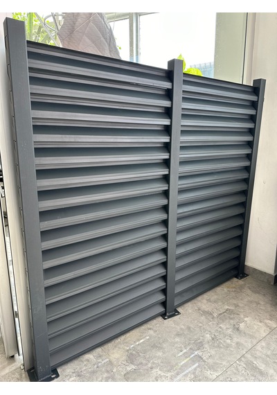 Panjur Güneş Kırıcı Dekoratif Bahçe Panel Çiti