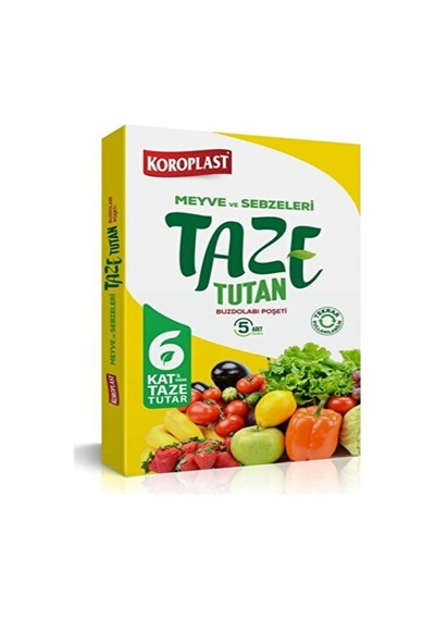Koroplast Taze Tutan Buzdolabı Poşeti 5 Li 35*40