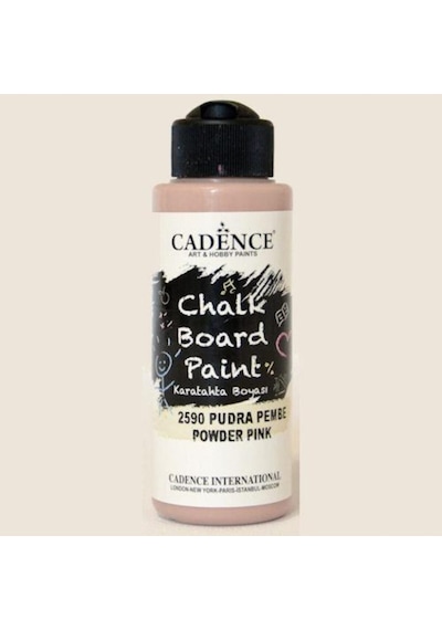 Chalkboard Paint 120ml Kara Tahta Boyası 2590 Pudra Pembe Karışık, Çok Renkli
