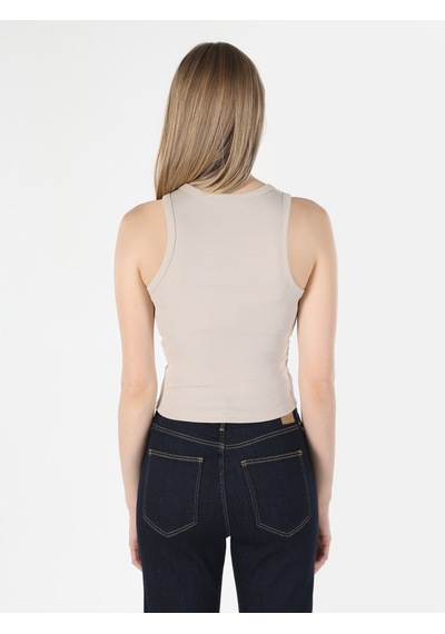 Colin's Slim Fit Basic Bej Kadın Atlet CL1064021_Q1.V2_BEI