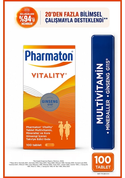 Pharmaton Vitality 100 Tablet