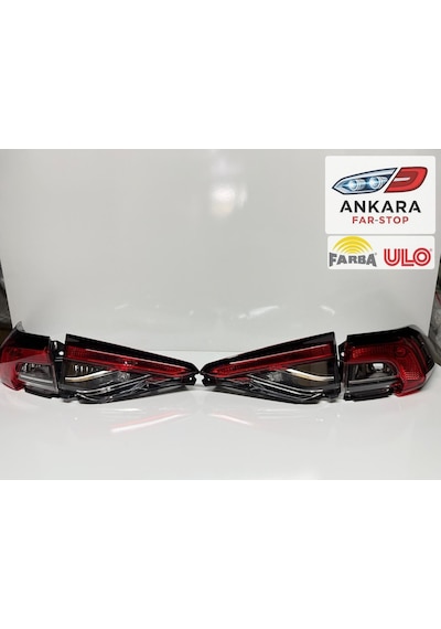 Toyota Corolla 2019-2025 Stop Lambası Sağ - Sol İç Ve Dış Takım  Farba-ulo-4 Stop Ledsiz -
