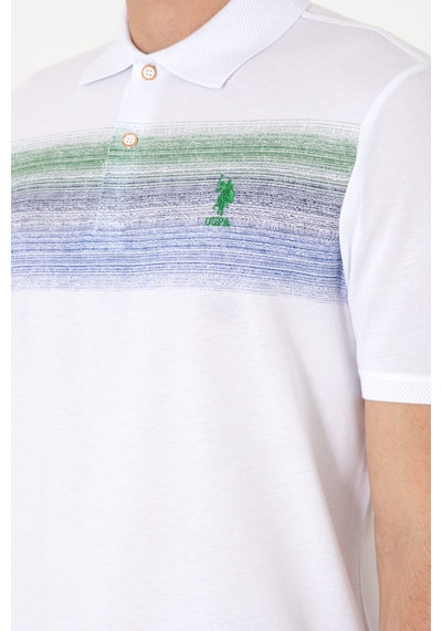 U.S. Polo Assn. Erkek Regular Fit Polo Yaka Mavi Tişört 50300365-VR036