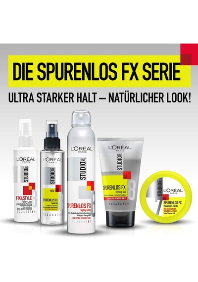 L Oréal Paris Studio Line Spurenlos Fx Ekstra Güçlü Tutuş Saç Modelleme Macunu, 75 Ml, Tekli Paket