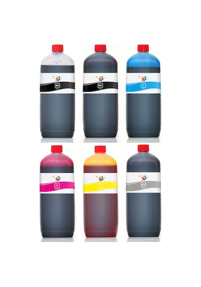 QC Canon Pixma TS8150 Uyumlu Yazıcı Mürekkep Seti 1000ml 6 Renk