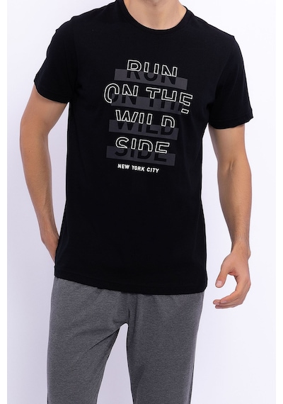 Arnetta Run On The Wild Side Siyah  Erkek Slim Fit Takım